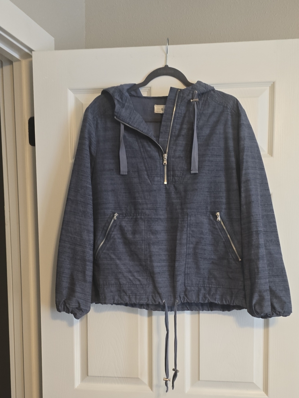 Lou & Grey navy blue top with logo label